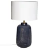 Bordslampor < Cottex Blake Bordslampa 46cm Blå/Vit