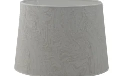 Enfärgade Runda Lampskärmar|Mönstrade Lampskärmar-Hallbergs Blakesley Lampskärm Ø24cm Offwhite
