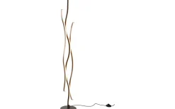Golvlampor-Trio Lighting Blaze Golvlampa LED i borstad aluminium