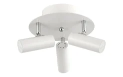 Runda Takspotlights|Takspot Med 3 Lampor < Oriva Blizz Takspotlight 3xGU10 Mini 23cm Vit