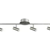 Takspot Med Minst 4 Lampor|Avlånga Takspotlights-Oriva Blizz Takspotlight 4xGU10 Mini 85cm Satin