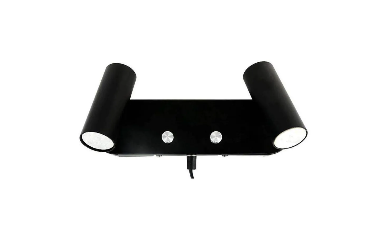 Sovrum|Läslampor-Oriva Blizz Vägglampa 2xGU10 Mini 26cm Svart