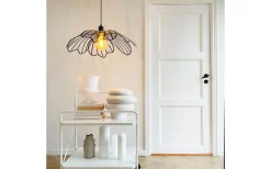 Stora Taklampor Ø50-69 Cm-Dyberg Larsen Blumen Taklampa 60cm Mattsvart