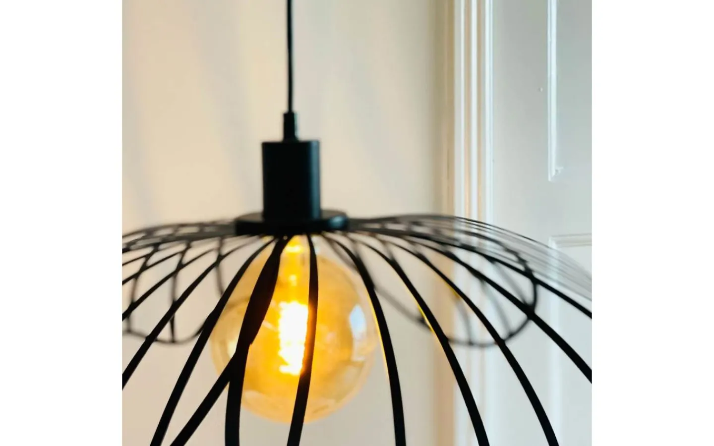 Stora Taklampor Ø50-69 Cm-Dyberg Larsen Blumen Taklampa 60cm Mattsvart