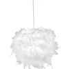 Sovrum-Aneta Boa Taklampa 25cm Vit
