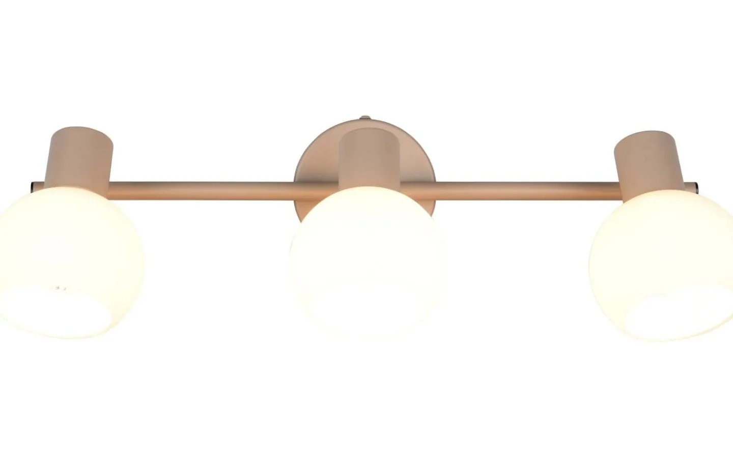 Avlånga Takspotlights|Takspot Med 3 Lampor < Reality Boba Vägglampa 3-delad E14 varmbeige