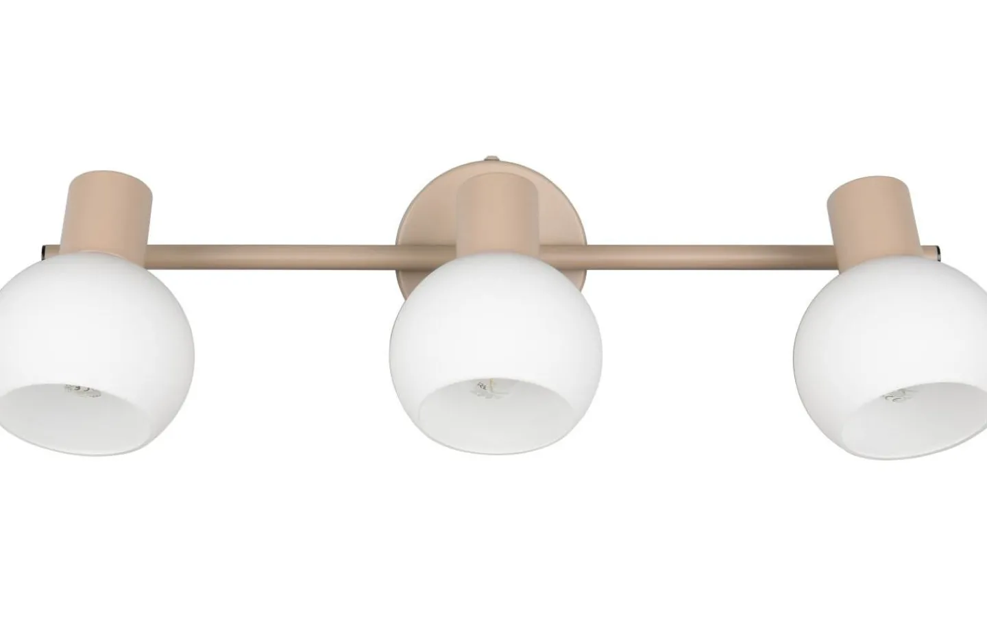 Avlånga Takspotlights|Takspot Med 3 Lampor < Reality Boba Vägglampa 3-delad E14 varmbeige