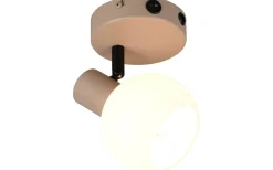 Läslampor-Reality Boba Vägglampa E14 varmbeige