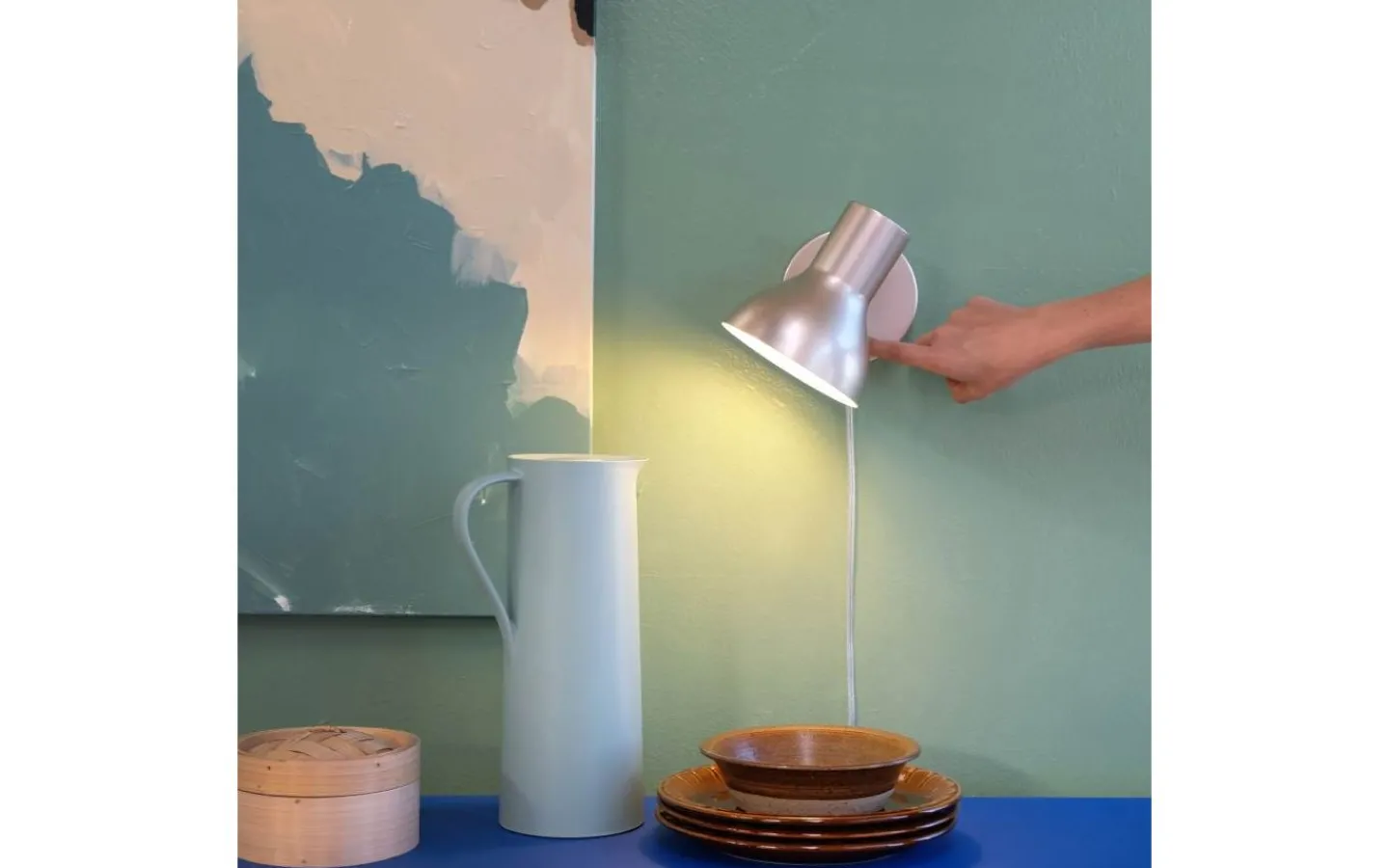 Läslampor < Dyberg Larsen Bob Vägglampa Metallic Beige