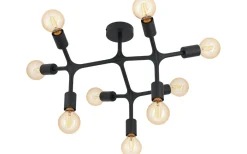 Plafonder-Eglo Bocadella Plafond 64cm Svart