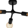 Plafonder-Eglo Bocadella Plafond 34,5cm Svart