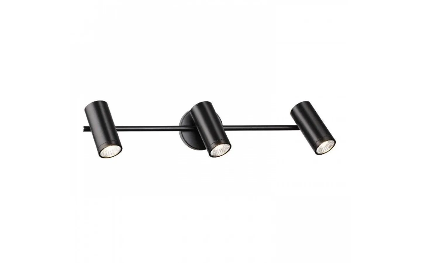 Avlånga Takspotlights|Takspot Med 3 Lampor-Rendl Bogard III Takspotlight Matt svart LED 3x5W 3000K