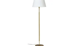 Klassiska Golvlampor|Golvfötter < ArmaturHantverk Bogesund Golvfot 148cm Mässing