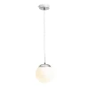 Badrumslampor Tak|Fönsterlampor-Rendl Bolly Fönsterlampa 17cm Krom/Opal IP44