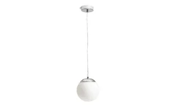 Badrumslampor Tak|Fönsterlampor-Rendl Bolly Fönsterlampa 17cm Krom/Opal IP44