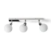 Badrumslampor Tak|Plafonder < Rendl Bolly III Plafond 43cm Opal/Krom IP44
