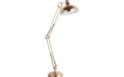 Golvläslampor-Eglo Borgillio Golvlampa 190cm Koppar