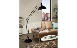 Golvläslampor < Eglo Borgillio Golvlampa 190cm Svart