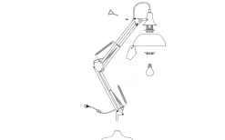 Skrivbordslampor-Eglo Borgillio Skrivbordslampa 71cm Krom