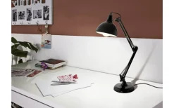 Skrivbordslampor-Eglo Borgillio Skrivbordslampa 71cm Svart