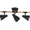 Avlånga Takspotlights|Takspot Med 3 Lampor-Oriva Borno Takspotlight 3L 60cm Natur/Svart