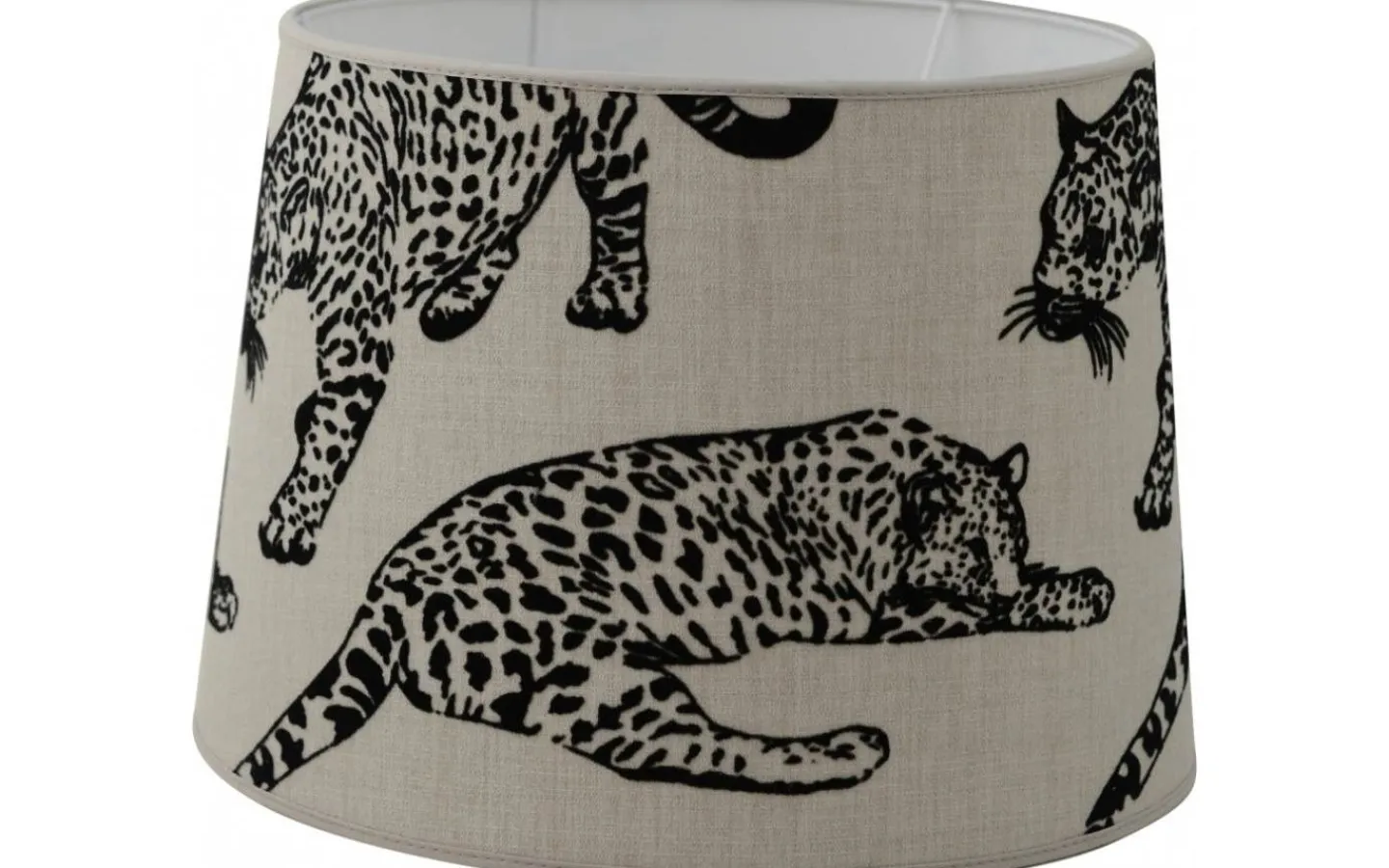 Mönstrade Lampskärmar < Hallbergs Botswana Lampskärm Ø30cm Ashley Wild Svart