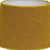 Enfärgade Runda Lampskärmar < Hallbergs Boucle Lampskärm Ø24cm Guldgul