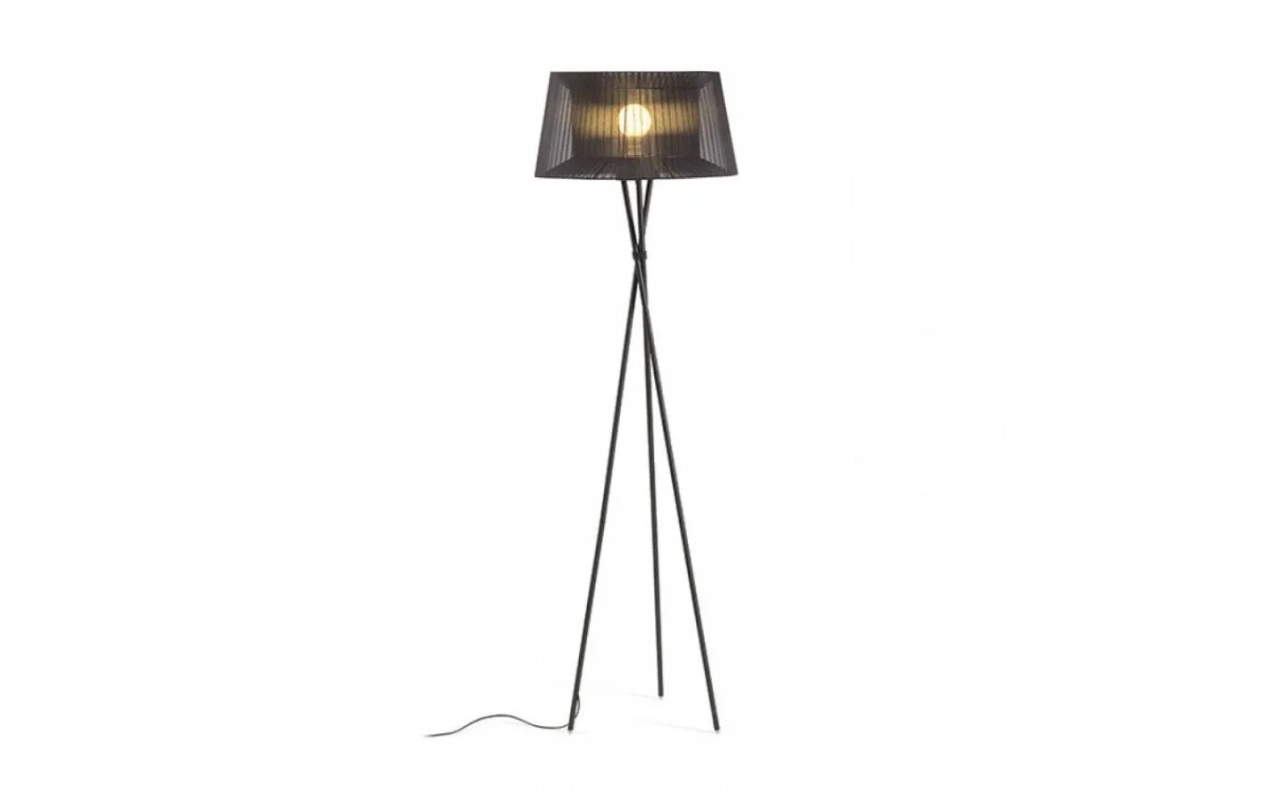 Vardagsrum|Golvlampor-Rendl Boulogne Golvlampa 165cm Svart E27