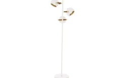 Vardagsrum|Golvlampor-Aneta Bow Golvlampa 152cm 3L Vit