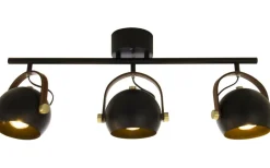 Avlånga Takspotlights|Takspot Med 3 Lampor-Aneta Bow Takspotlight 76cm Svart