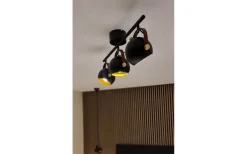 Avlånga Takspotlights|Takspot Med 3 Lampor-Aneta Bow Takspotlight 76cm Svart