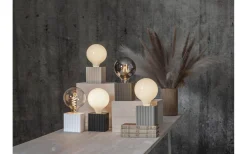 Bordslampor-Star Trading Box Bordslampa 10cm Brun