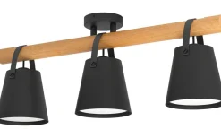 Plafonder < Eglo Boyle Plafond 78cm 3L Svart