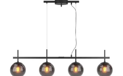 Avlånga Taklampor-By Rydens Boyle Taklampa 117cm Rökgrå