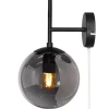 Lampetter < By Rydens Boyle Vägglampa 31cm Rökgrå