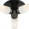 Badrumslampor Tak-Markslojd Brastad Plafond 39cm 3L Svart/Vit IP44