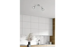 Takspot Med 2 Lampor < Reality Brest Spotlight 2-delad E14 krom