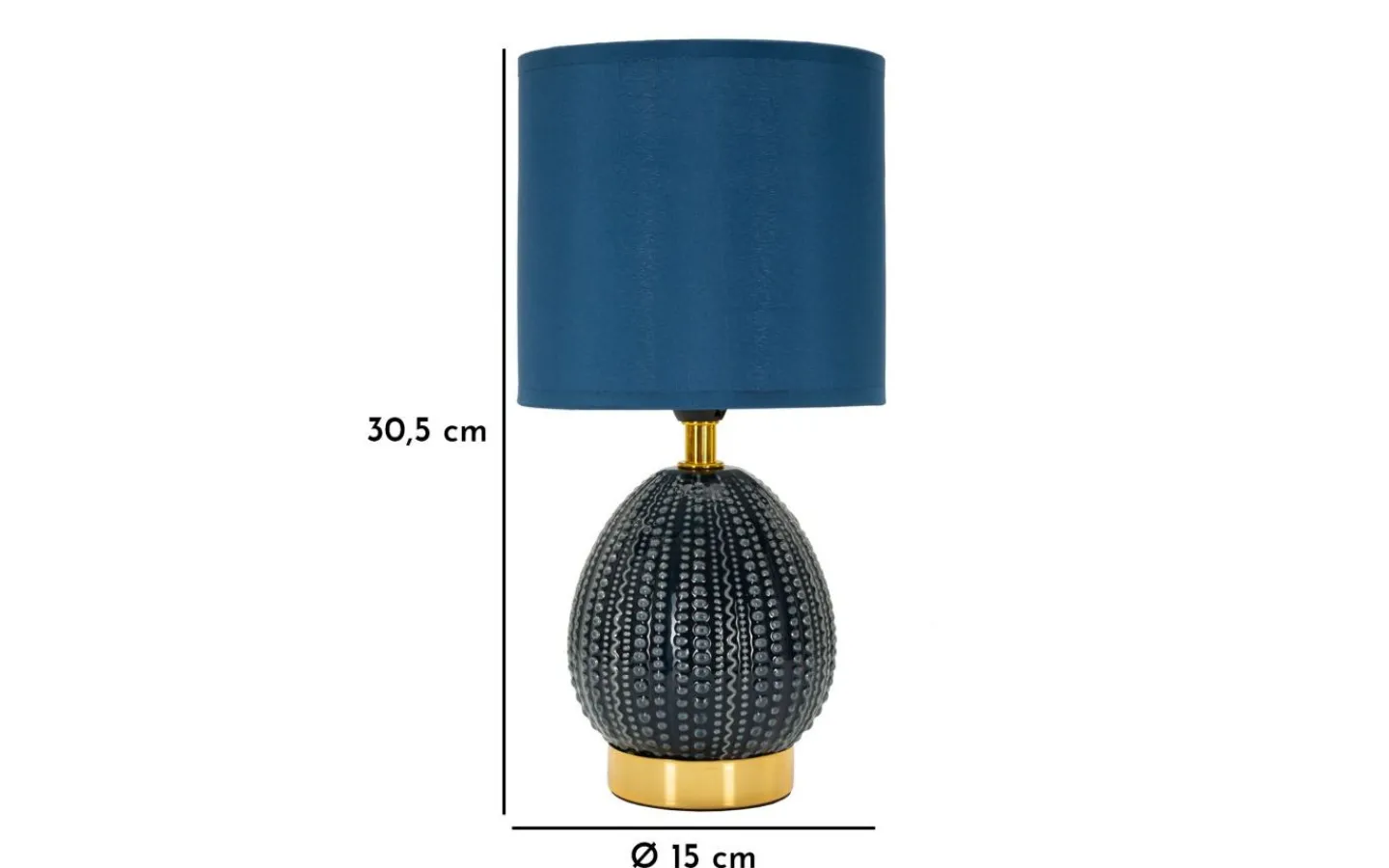 Bordslampor < Mauro Ferretti Brezza Bordslampa 30,5cm Blå