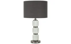 Bordslampor < Mauro Ferretti Brighty Bordslampa 57cm Vit/Grå