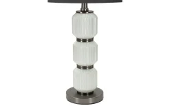 Bordslampor < Mauro Ferretti Brighty Bordslampa 57cm Vit/Grå