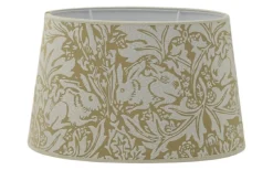 Ovala Lampskärmar < Hallbergs Brother Rabbit Oval Lampskärm 25cm Oat William Morris