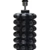 Sovrum|Lampfötter < Hallbergs Bubbels Lampfot 38cm Black Marble