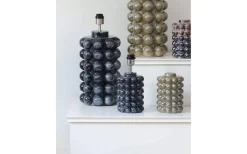 Lampfötter < Hallbergs Bubbels Lampfot 29cm Black Marble
