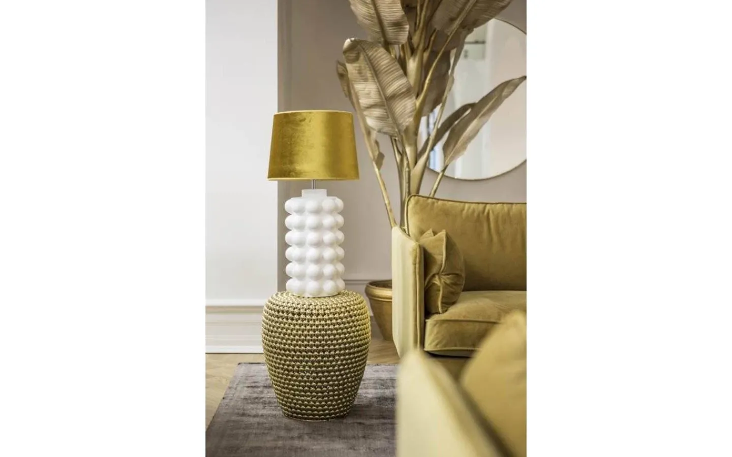Vardagsrum|Sovrum < Hallbergs Bubbels Lampfot 38cm Matted White