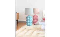 Lampfötter-Hallbergs Bubbels Lampfot 49cm Soft Petrol