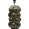 Lampfötter-Hallbergs Bubbels XL Lampfot 47cm Olive
