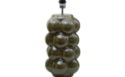 Lampfötter-Hallbergs Bubbels XL Lampfot 47cm Olive