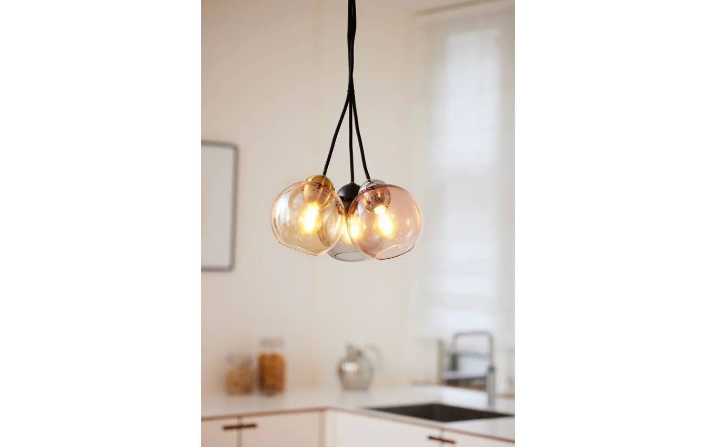 Fönsterlampor < Halo Design Bubbles Fönsterlampa Ø14cm Smoke