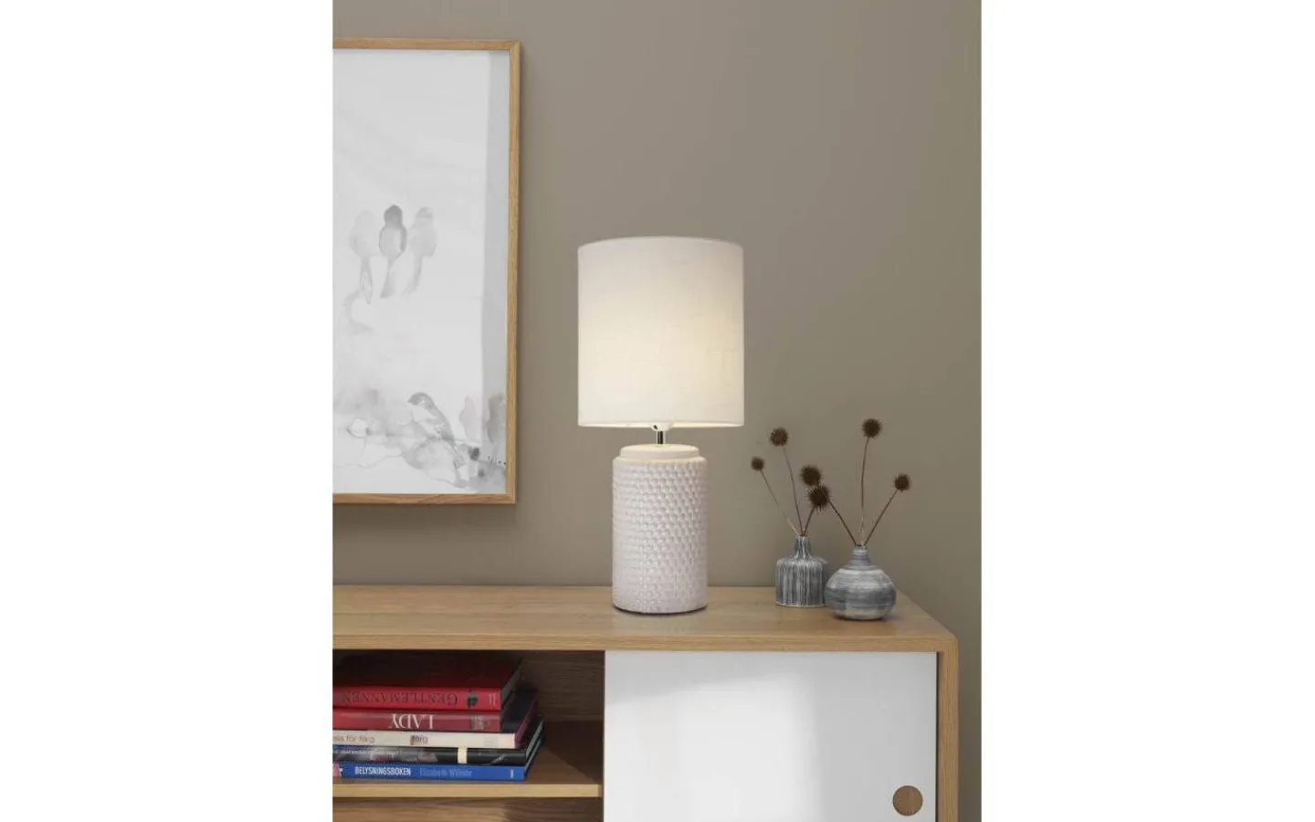 Bordslampor < Cottex Bubble XL Bordslampa 50cm Vit/Vit