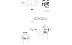 Bordslampor < Globen Lighting Buddy Bordslampa 36cm Grön